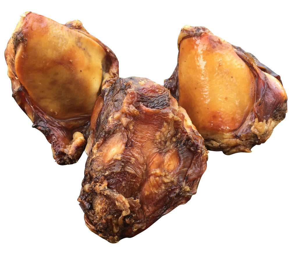 K9 Connoisseur beef knee-cap bone 3-count showing long-lasting chew for dogs