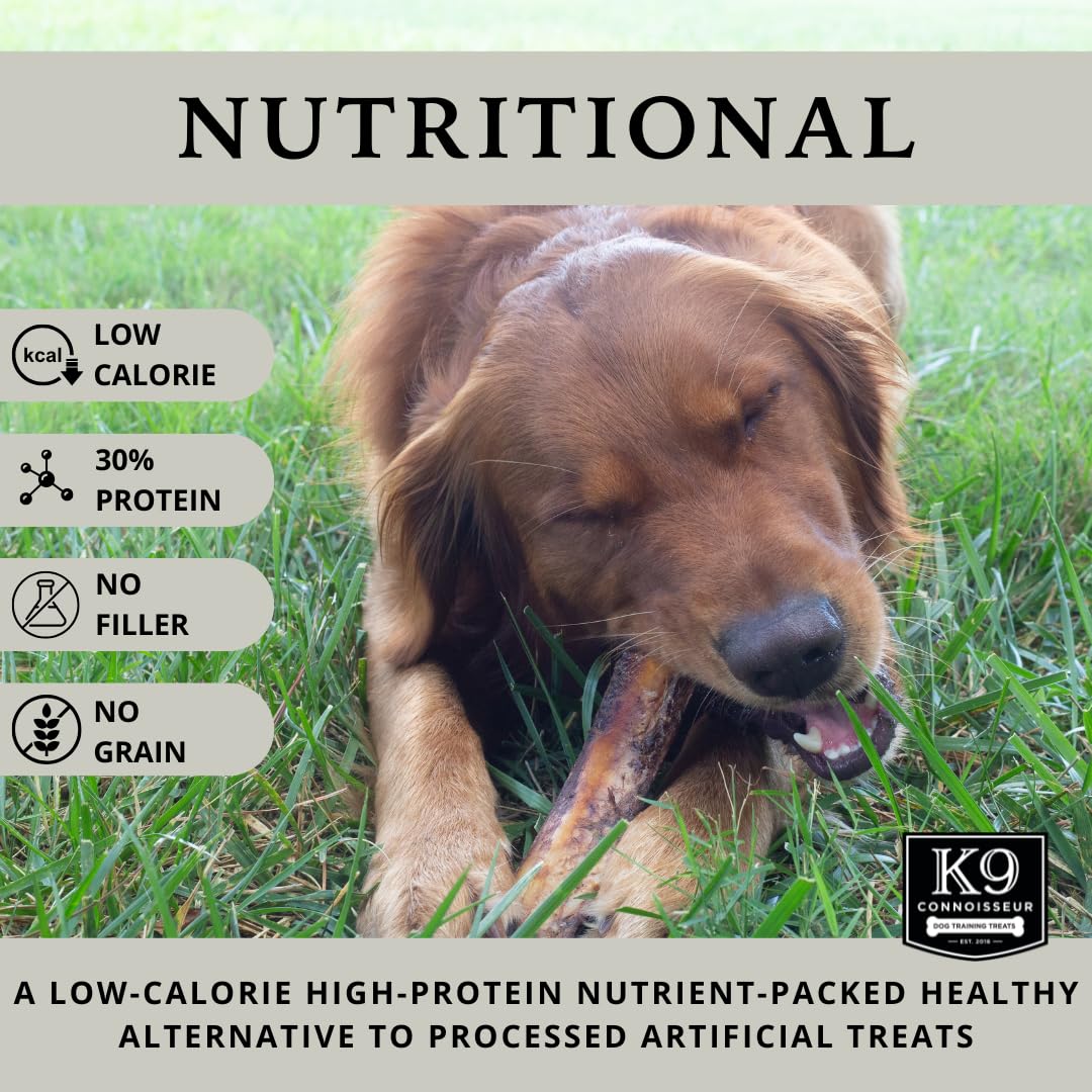 K9 Connoisseur hickory-smoked meaty bits on marrow bone for slow, satisfying chew