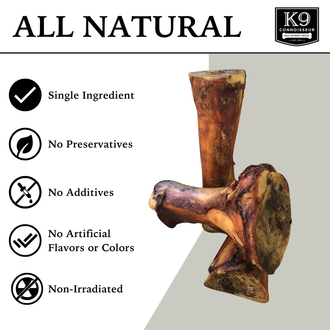 K9 Connoisseur USA-made beef bone close-up highlights quality from US cattle