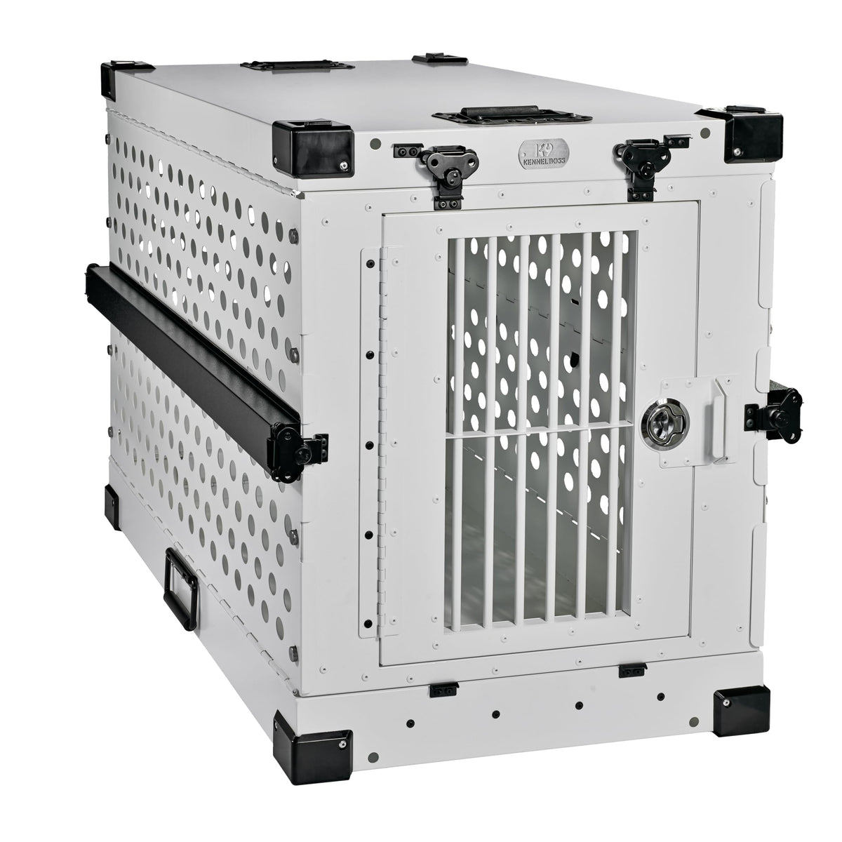 K9 Kennel Boss heavy-duty crate front view for secure confinement