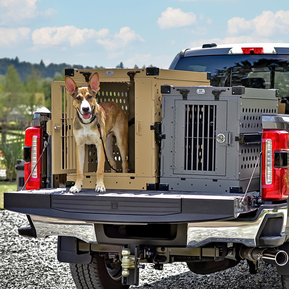 K9 Kennel Boss powder-coated-finish-cleaning demonstrates easy maintenance after muddy outings
