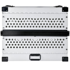 K9 Kennel Boss small white crate open door shows easy access for pets.