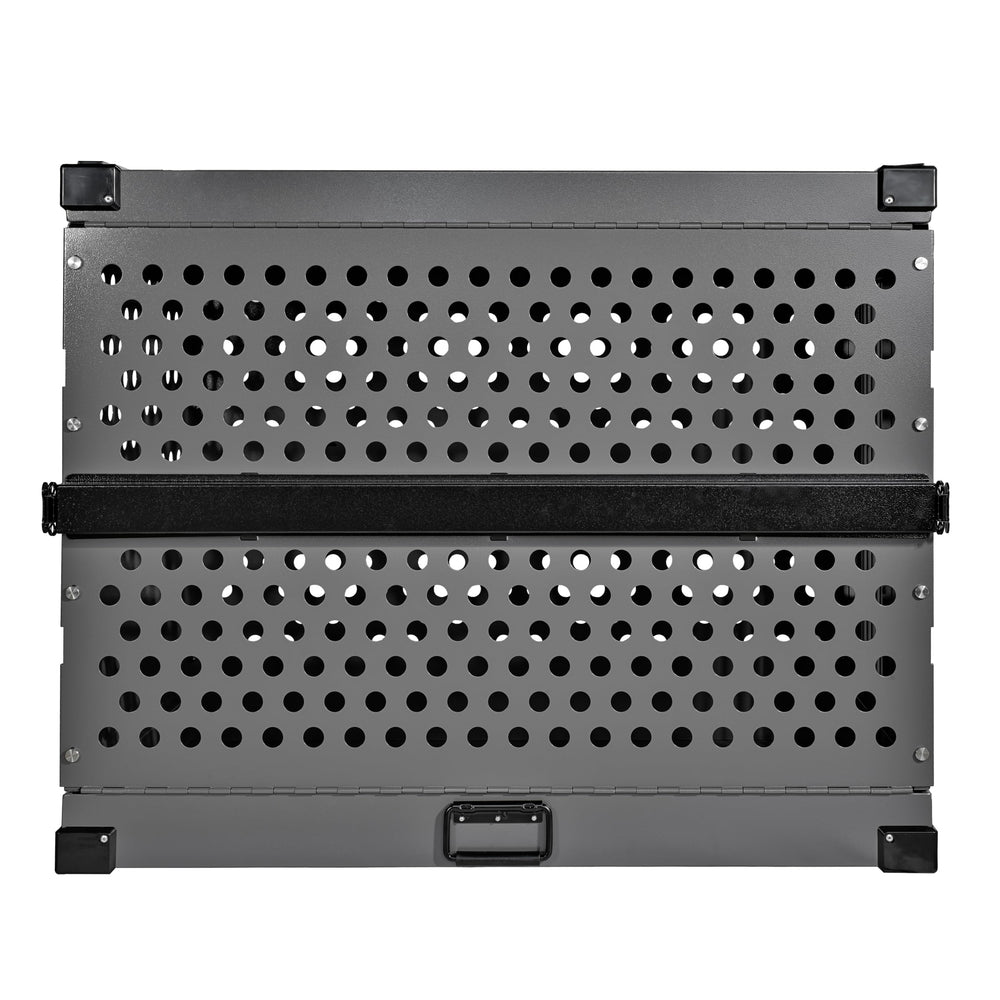 K9 Kennel Boss stackable corners for space-saving multi-dog setups.