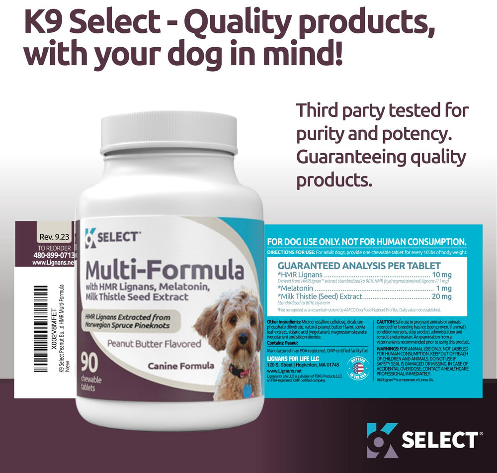 K9 Select daily routine chewables make supplementation easy and enjoyable.