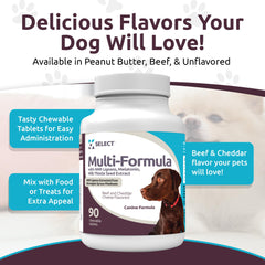 K9 Select melatonin for large dogs supports restful moods and balanced energy