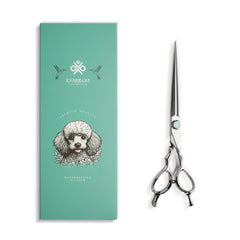 K9 Shears 7inch sawtooth-edge close-up for precise grooming