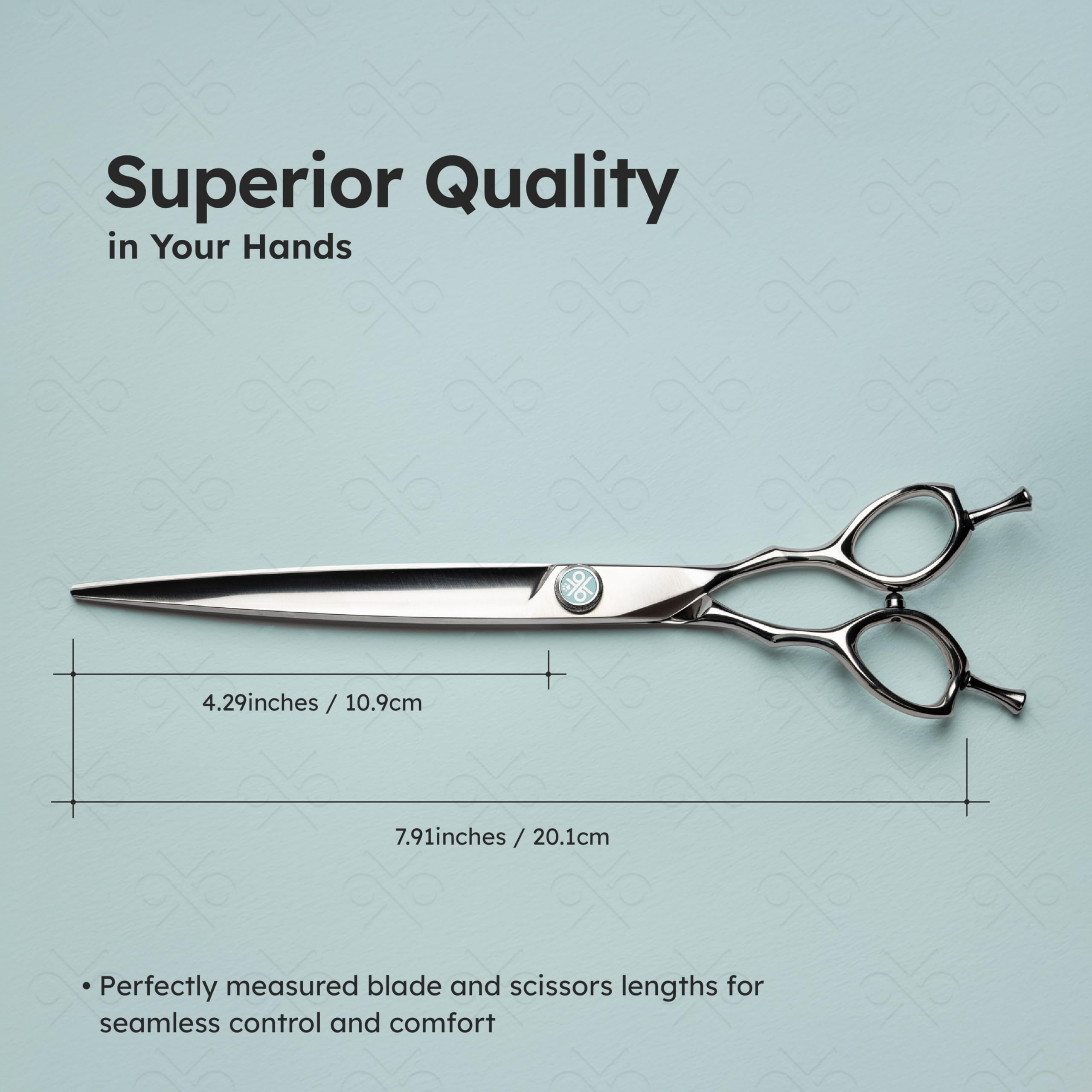 K9 SHEARS handcrafted masters image highlights 30 years of precision craftsmanship.