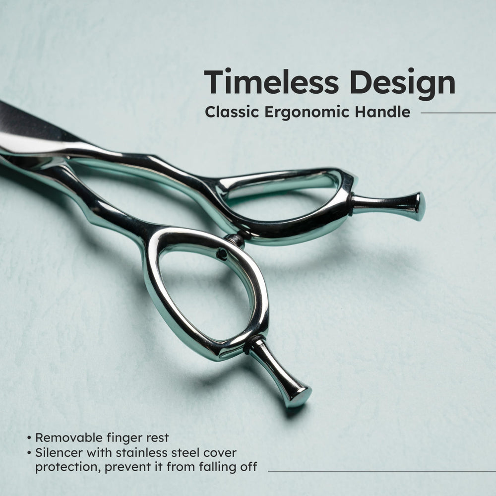 K9 SHEARS professional use image conveys salon-grade performance and reliability.