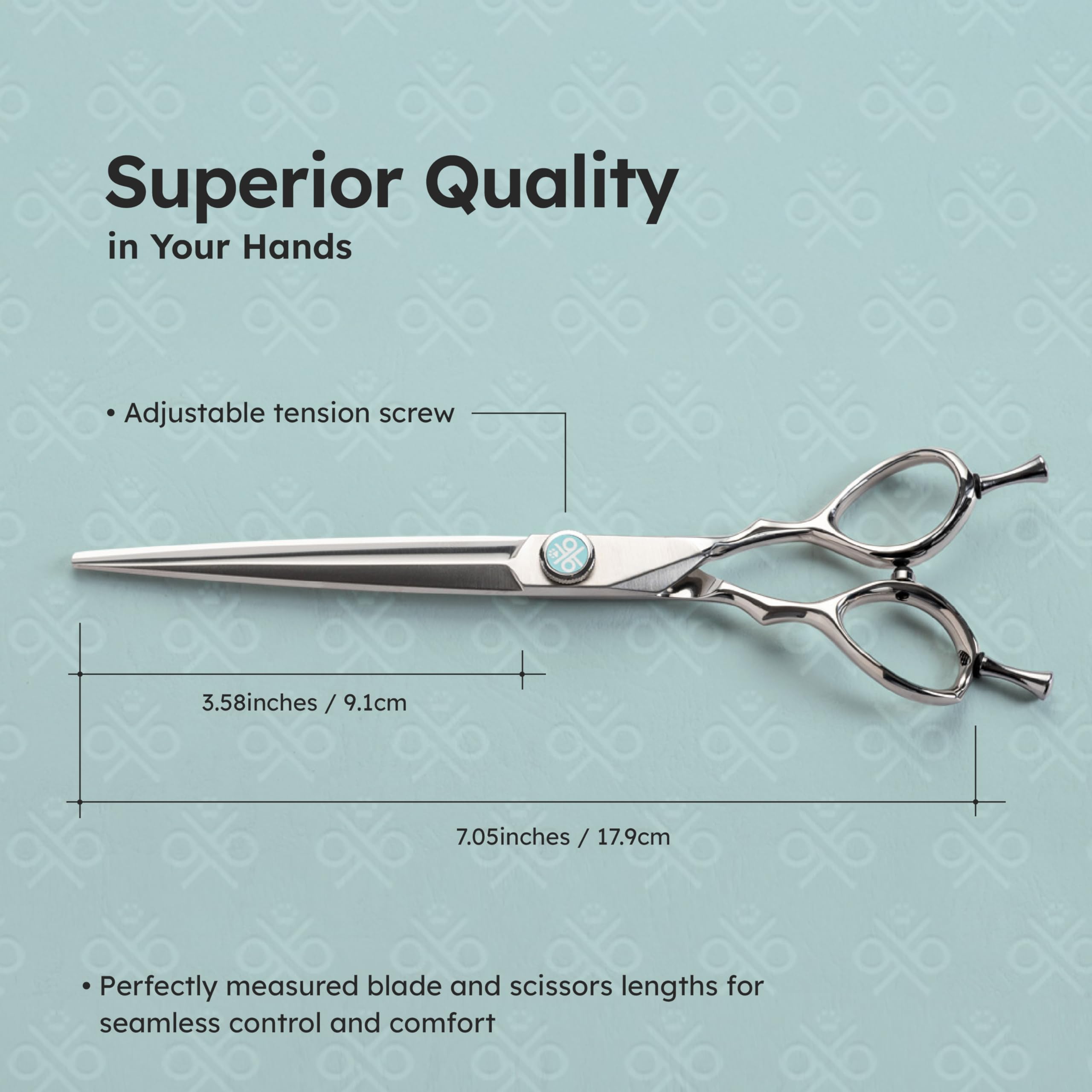 K9 Shears VG10 steel close-up highlighting sharpness