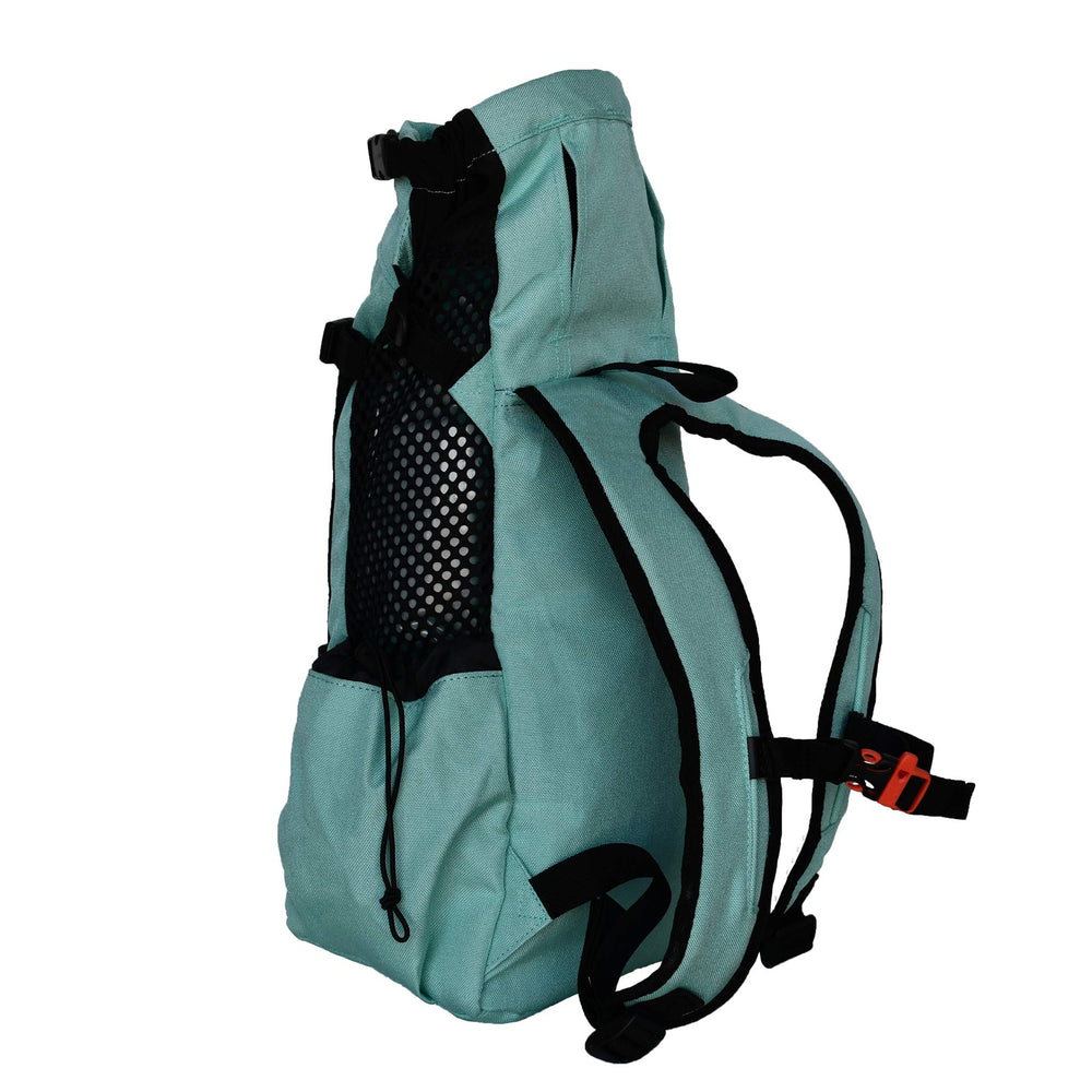 K9 Sport Sack Air 2 Medium Summer Mint in-use during walks and short hikes