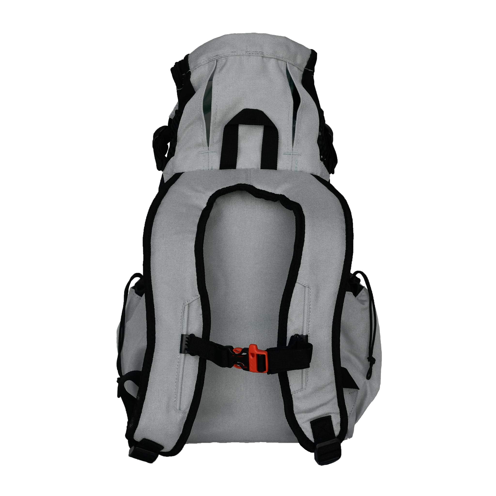 K9 Sport Sack Air 2 X-Small fur flap protecting dog’s coat from zipper snagging.