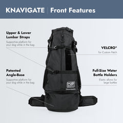 K9 Sport Sack Knavigate medium carabiner safety clip keeps your pup secure