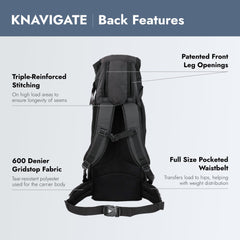 Knavigate breathable mesh panels provide cooling airflow for dogs in transit