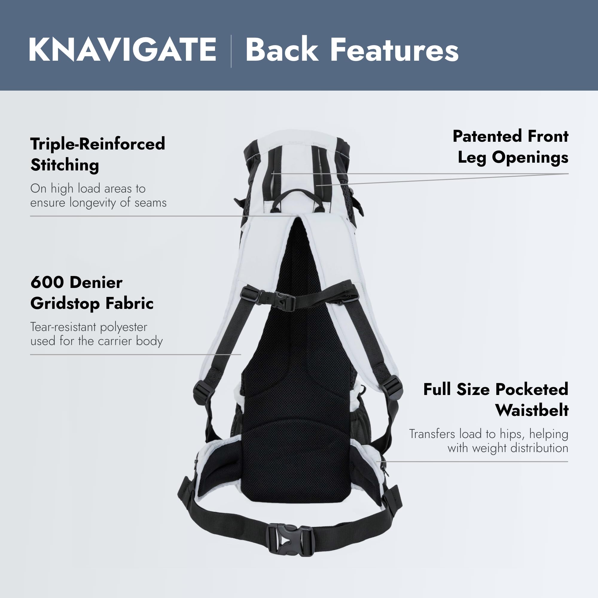K9 Sport Sack Knavigate storage pockets and bottle holders for gear