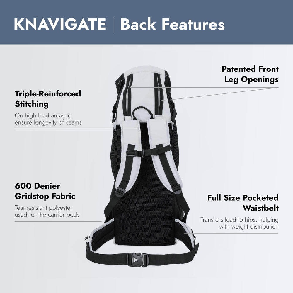 K9 Sport Sack Knavigate upper-arm holes allow freedom while staying supported.