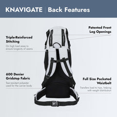K9 Sport Sack Knavigate upper-arm holes allow freedom while staying supported.
