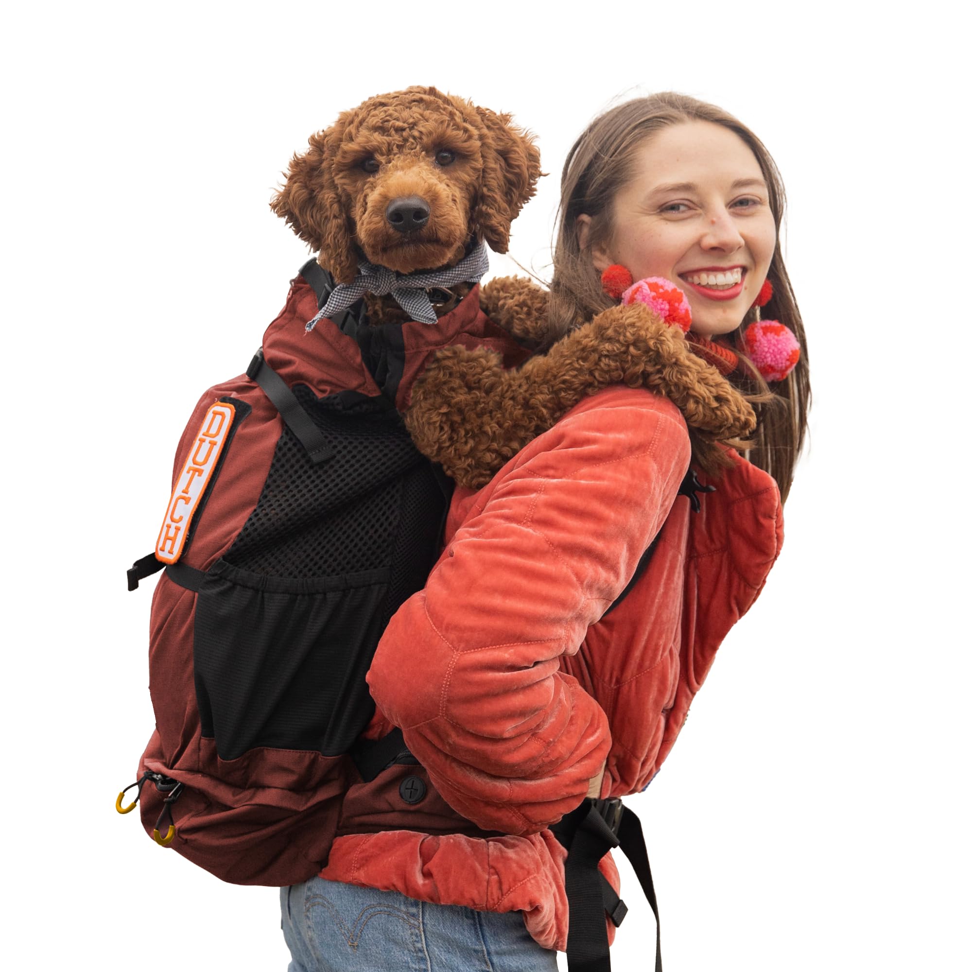 K9 Sport Sack Knavigate X-Large with back plate frame for sturdy support on hikes.