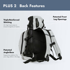 K9 Sport Sack Plus 2 water bottle holders simplify hydration on trails.