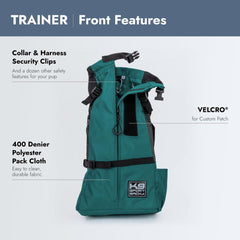 K9 Sport Sack Trainer Harbor Blue ergonomic-shoulder-strap supports comfortable, balanced carries.