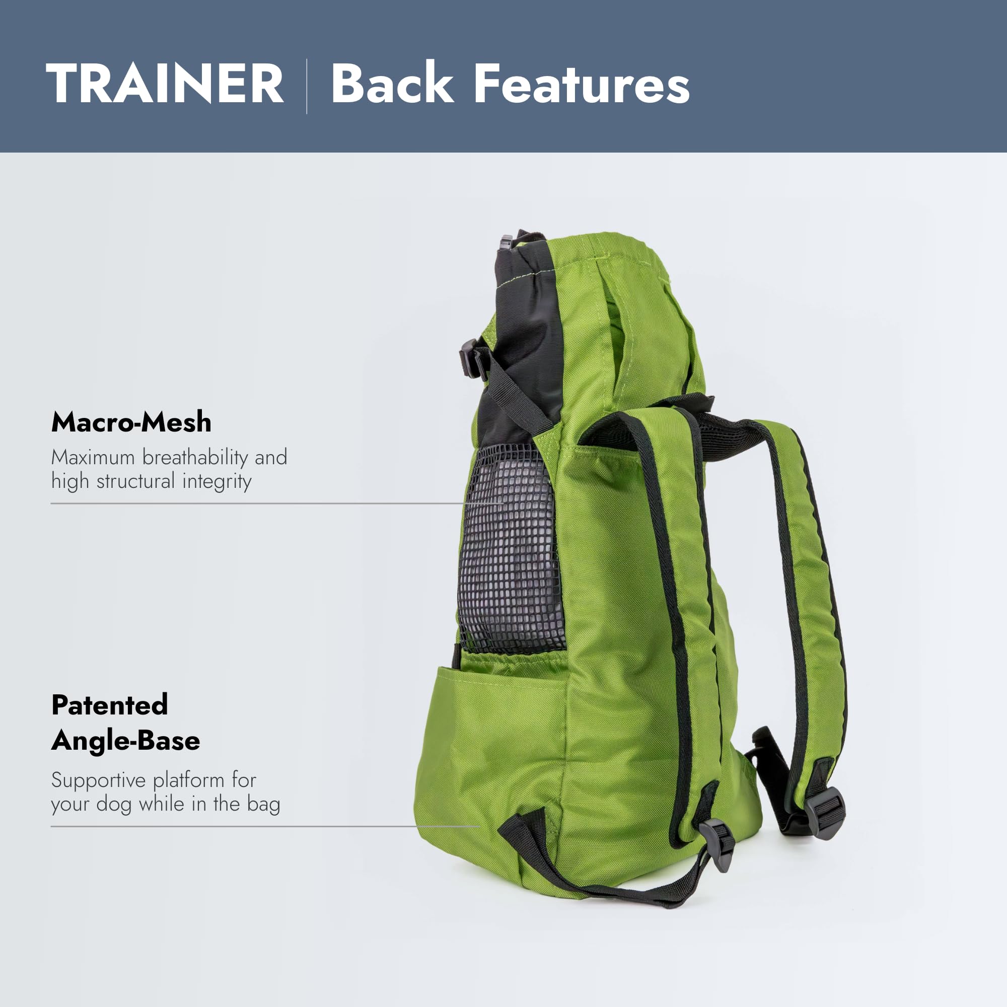 K9 Sport Sack Trainer XS greenery easy-on-off feature demonstrated