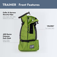 K9 Sport Sack Trainer XS greenery close-up of ergonomic strap system