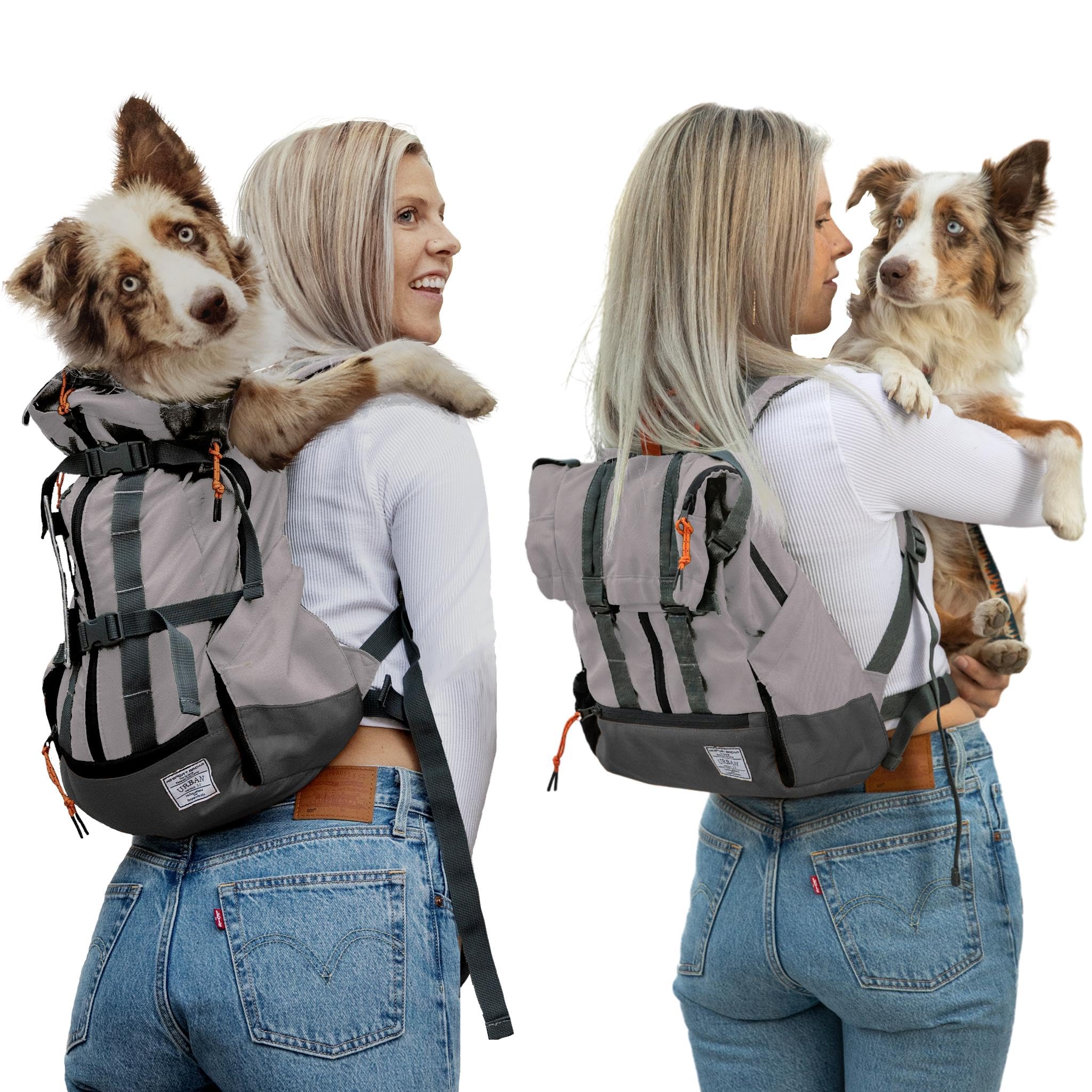 K9 Sport Sack Urban 3 front-concrete view showing dual-use design for urban adventures.