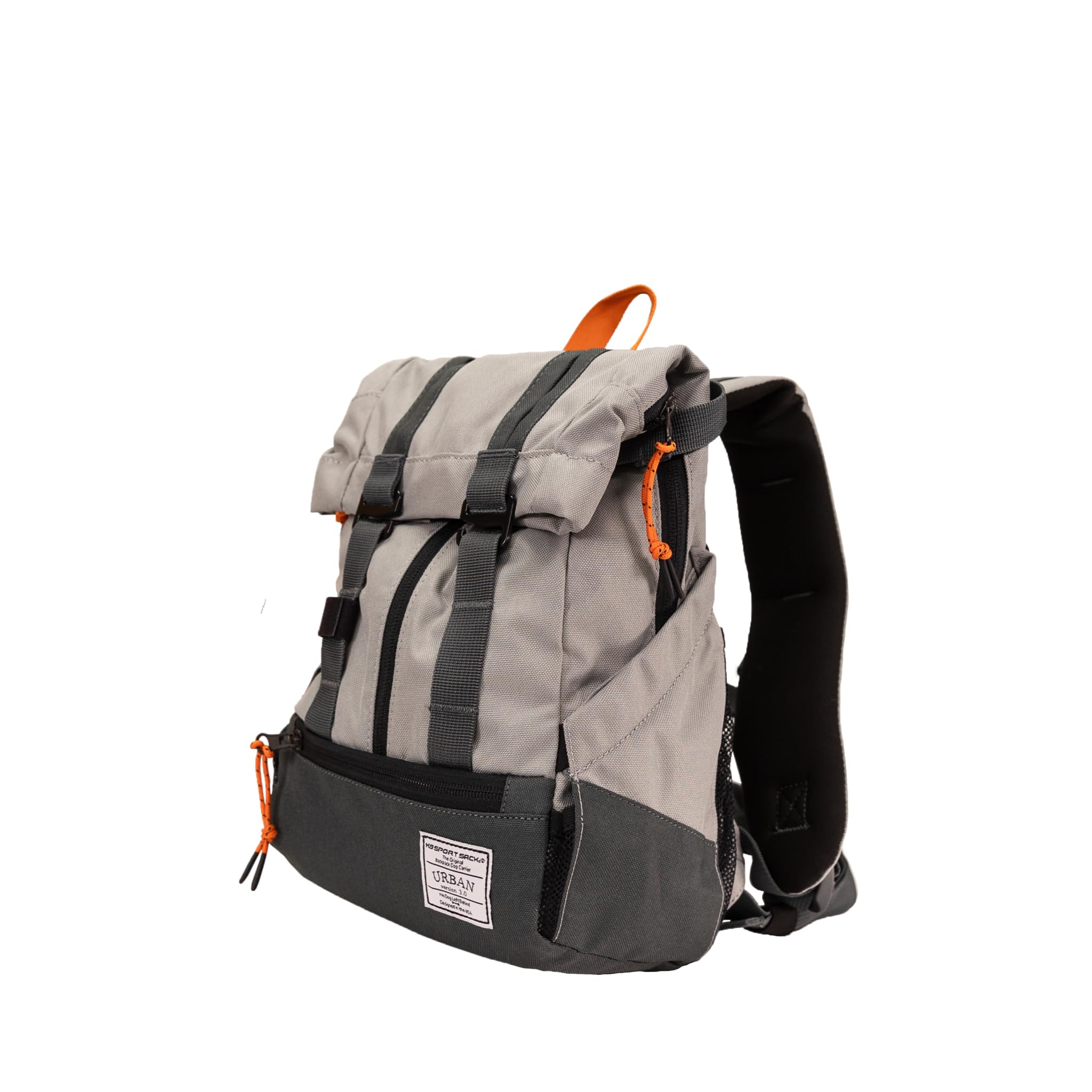K9 Sport Sack Urban 3 side-ventilation highlights breathable sides for canine comfort.