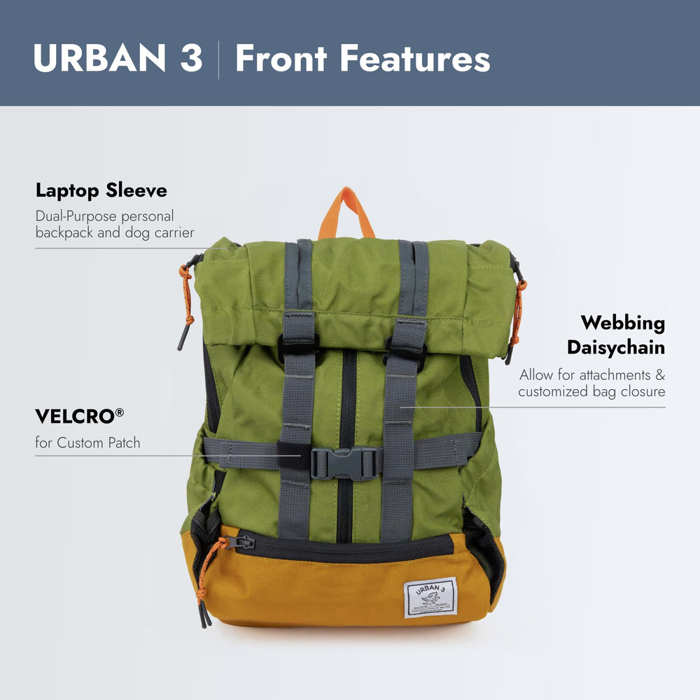 K9 Sport Sack Urban 3 Large Leafy laptop sleeve interior supports daily work commutes.