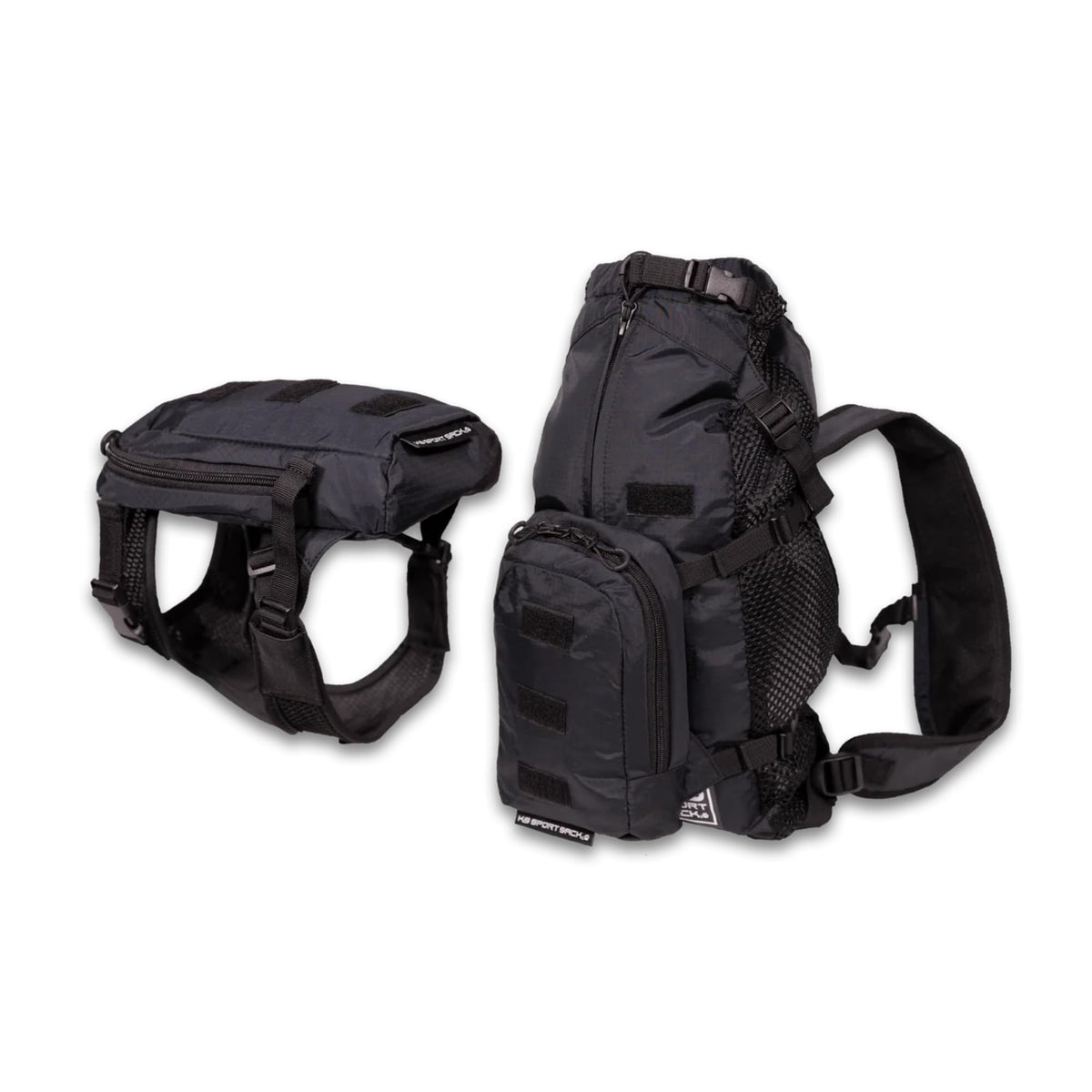 K9 Sport Sack Walk-On front harness strap for secure hands-free hiking.