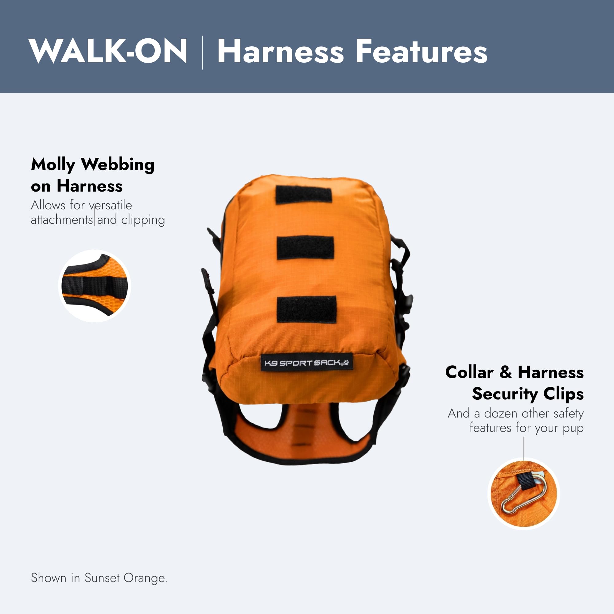 K9 Sport Sack Walk-On medium Buttercup Yellow packable design saves space in bags.