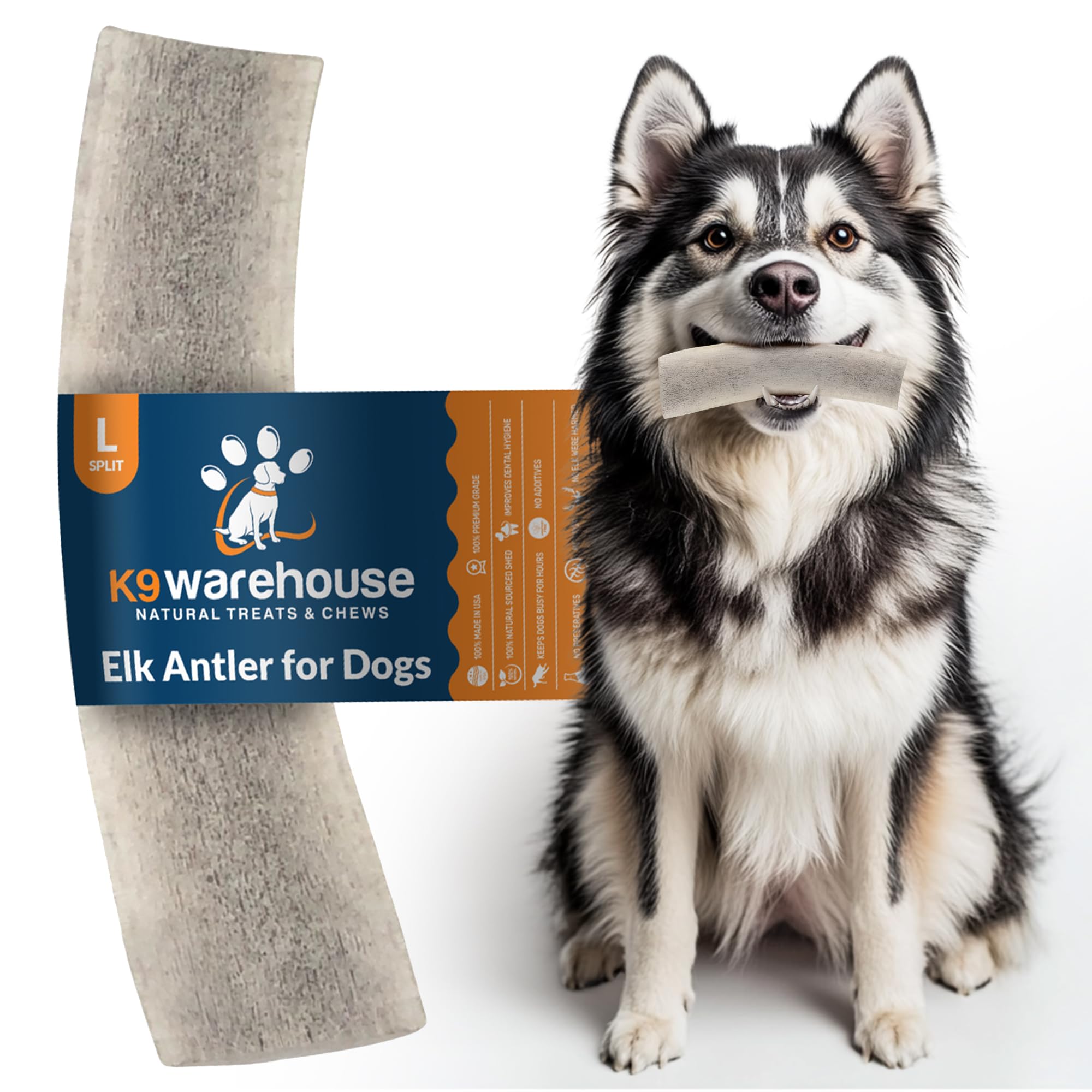 K9warehouse elk antlers safe chew option for energetic dogs