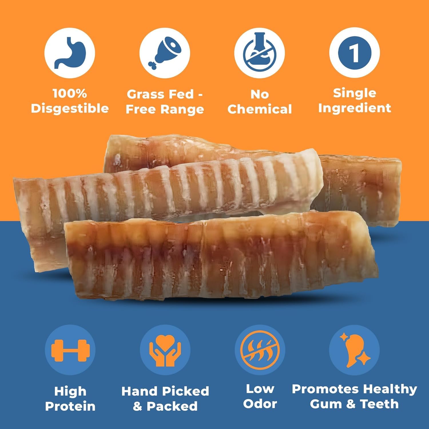 K9warehouse trachea dog chews eco-friendly option uses parts that might go to waste