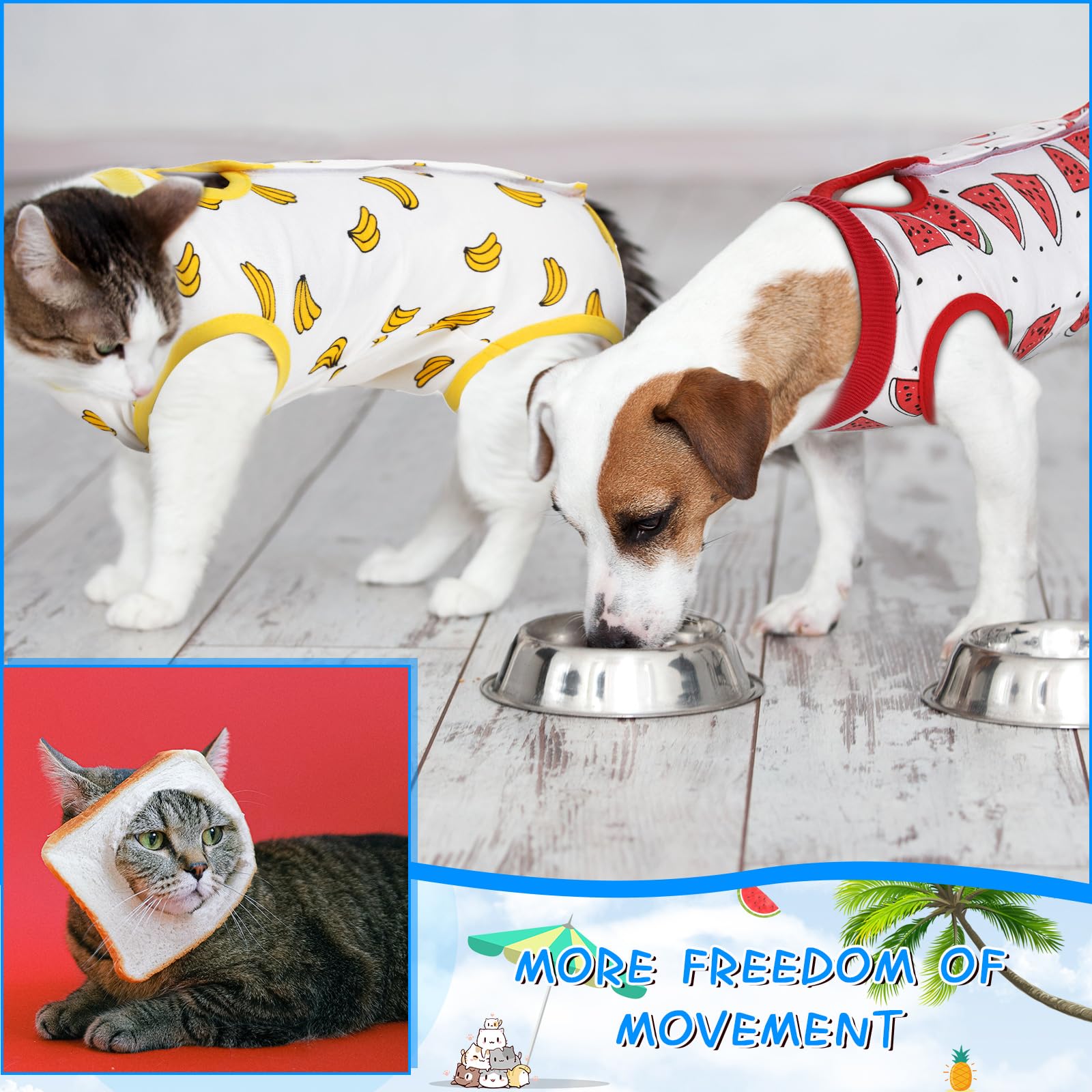 Kacctyen cat recovery suit delicate workmanship supports gentle recovery and long-lasting use.