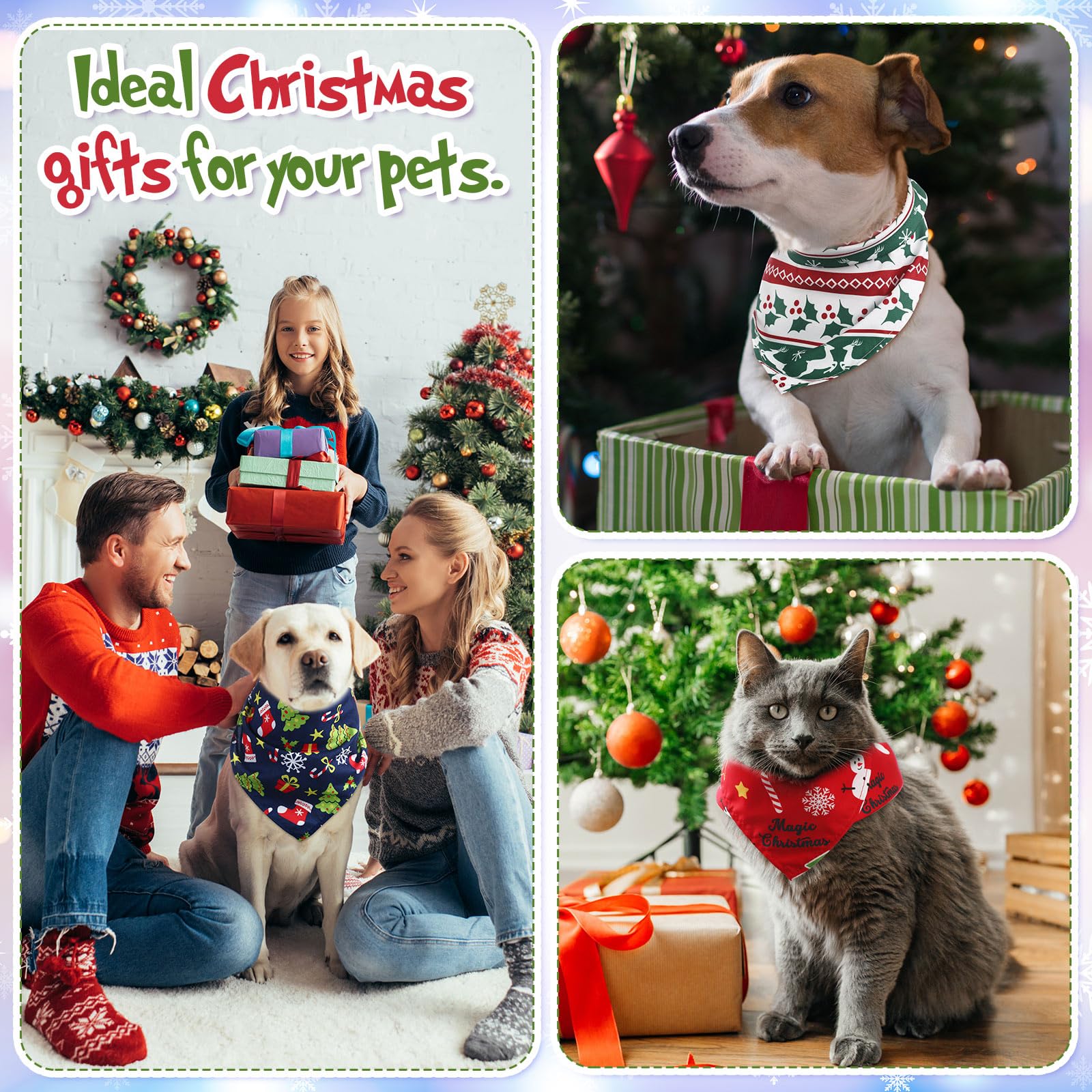 Kacctyen photo-ready winter looks with festive bandanas