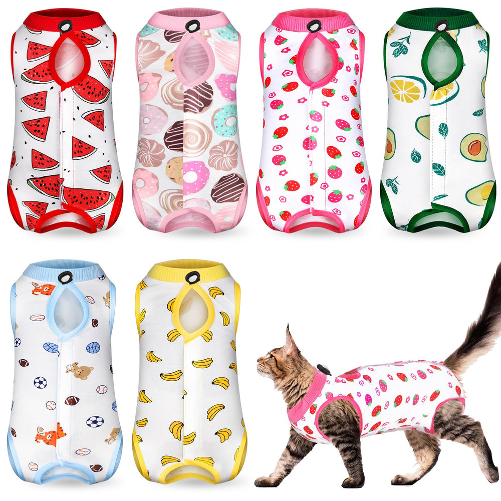 Kacctyen six-piece cat recovery suit package for easy rotation during recovery.