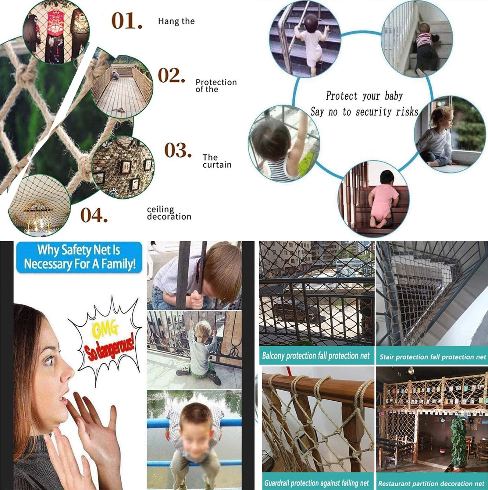 KACQIHTU rope-net-playground-outdoor-use demonstrates durable outdoor fun.