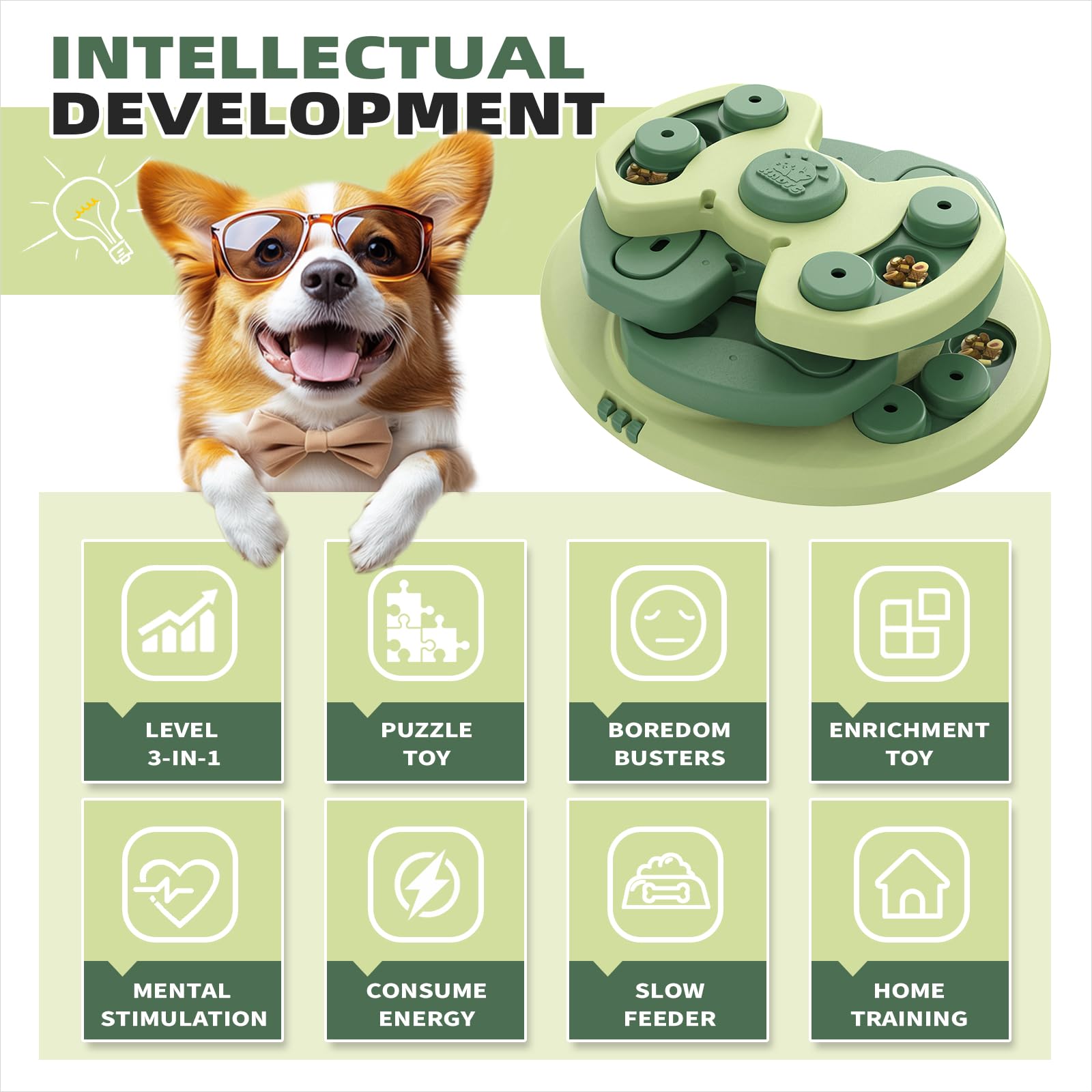 KADTC dog puzzle toy safe ABS material close-up photo
