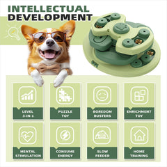 KADTC dog puzzle toy safe ABS material close-up photo