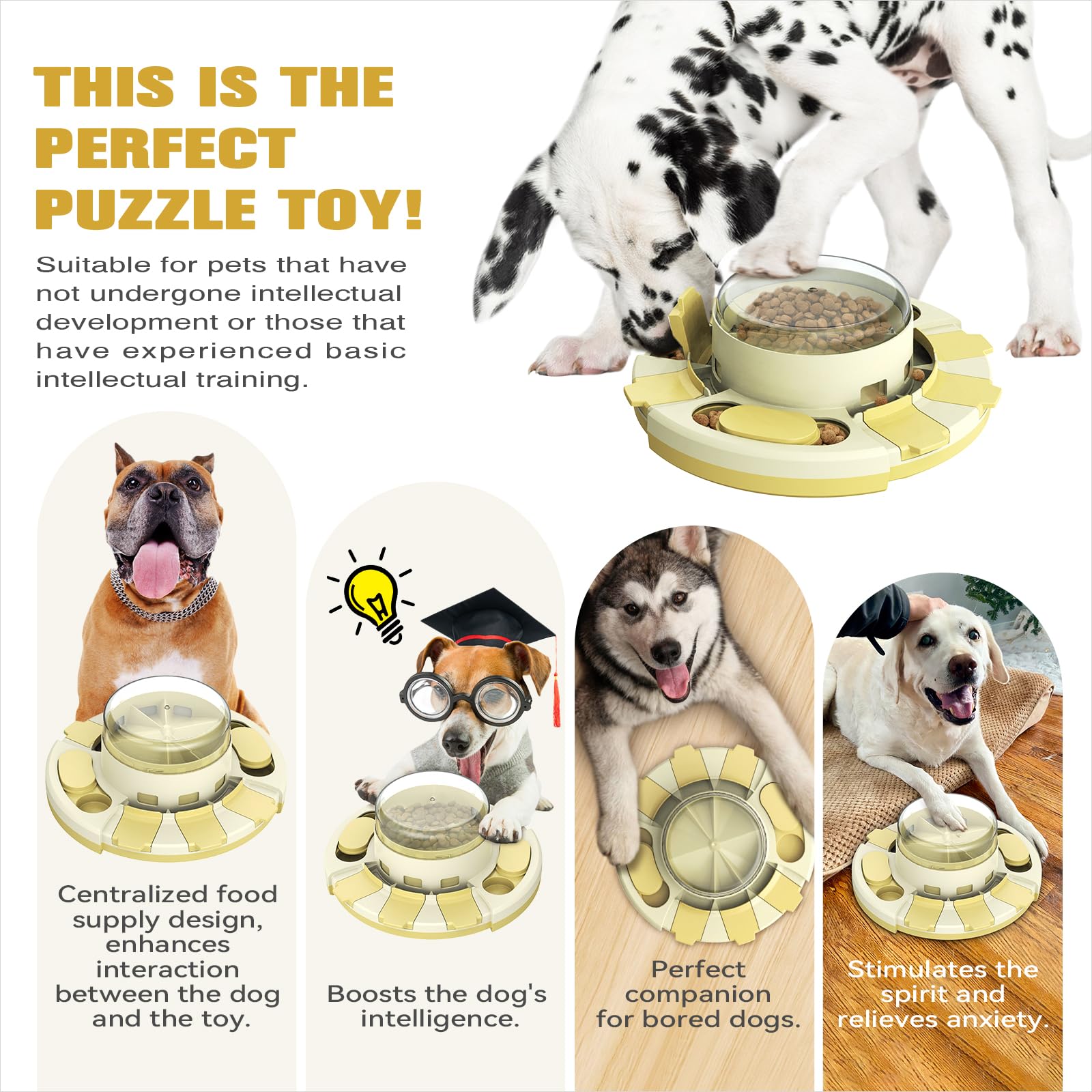 KADTC Level 2 in 1 dog puzzle toy level 2 challenge view