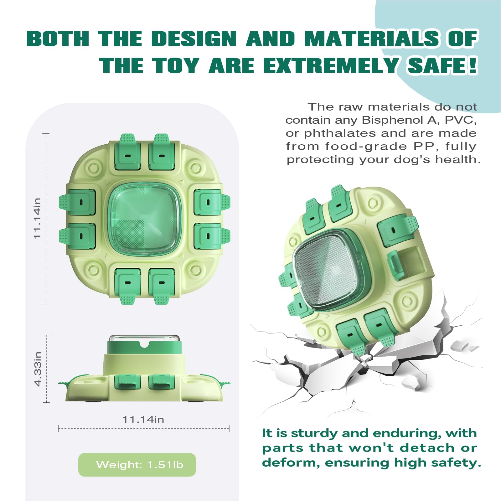 KADTC top press mechanism shows interactive dispensing for motivated chewing and thinking