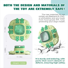 KADTC top press mechanism shows interactive dispensing for motivated chewing and thinking