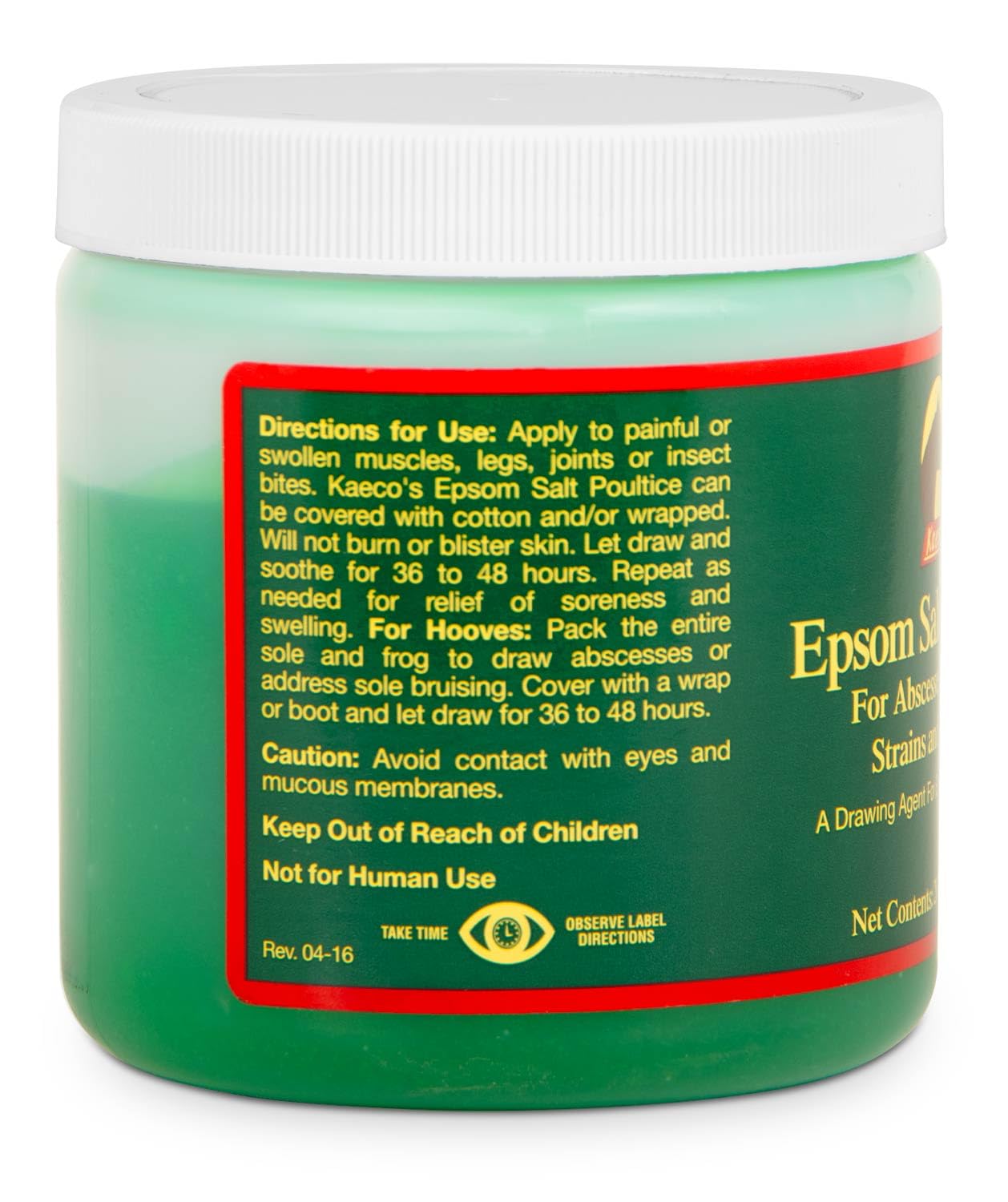 Kaeco Epsom Salt Poultice bruises pains highlights soothing pain from injuries
