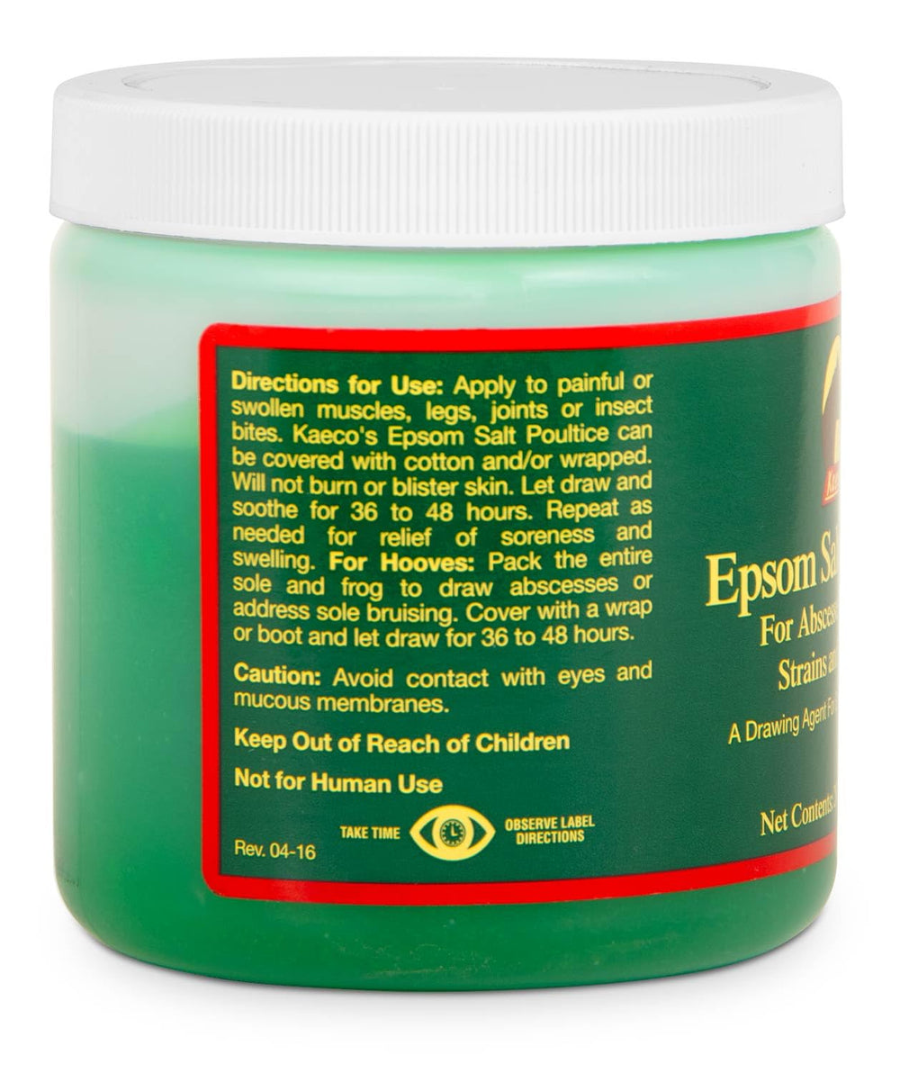 Kaeco Epsom Salt Poultice bruises pains highlights soothing pain from injuries