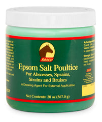 Kaeco Epsom Salt Poultice jar front for external use and swelling support