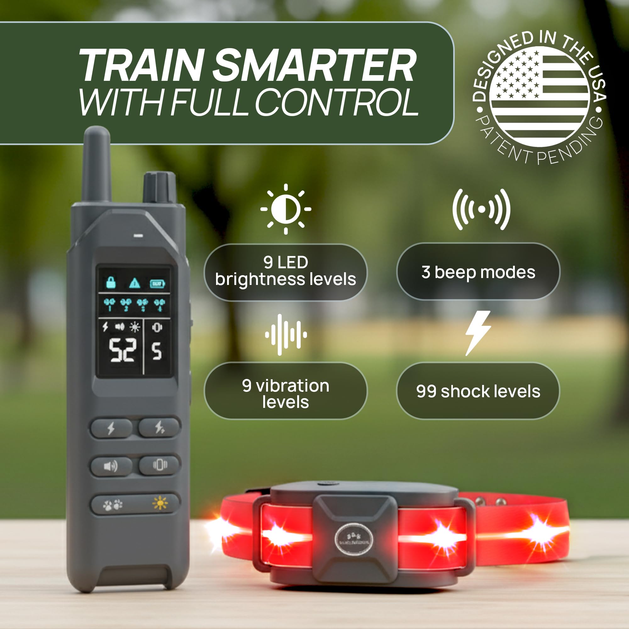 Kailo's Creations 360-degree LED safety lights improve night visibility during walks.