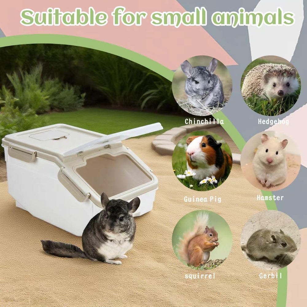 KAINUM chinchilla sand bath container multi-use litter function supports versatile small-animal setup.