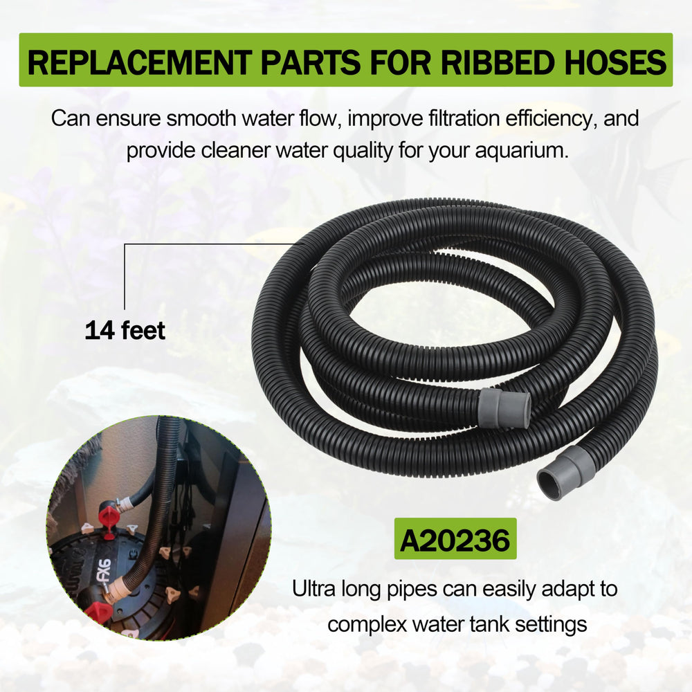 KAKAPEOPLE A20236 anti-kink ribbed design resists collapse under pressure for reliable flow.