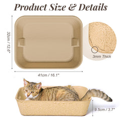 KAKKUE eco-friendly litter box made from recyclable paper.