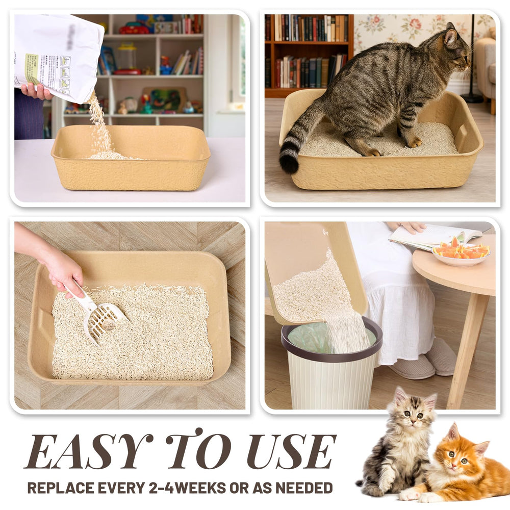 KAKKUE leak-proof tray reduces odors during short trips.