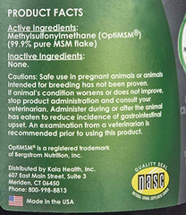 KALA HEALTH PeakTails MSM powder in unflavored form for easy mixing.